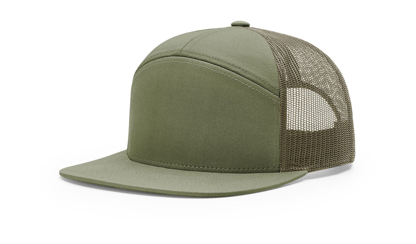 Flat Bill and 7 Panel Hats