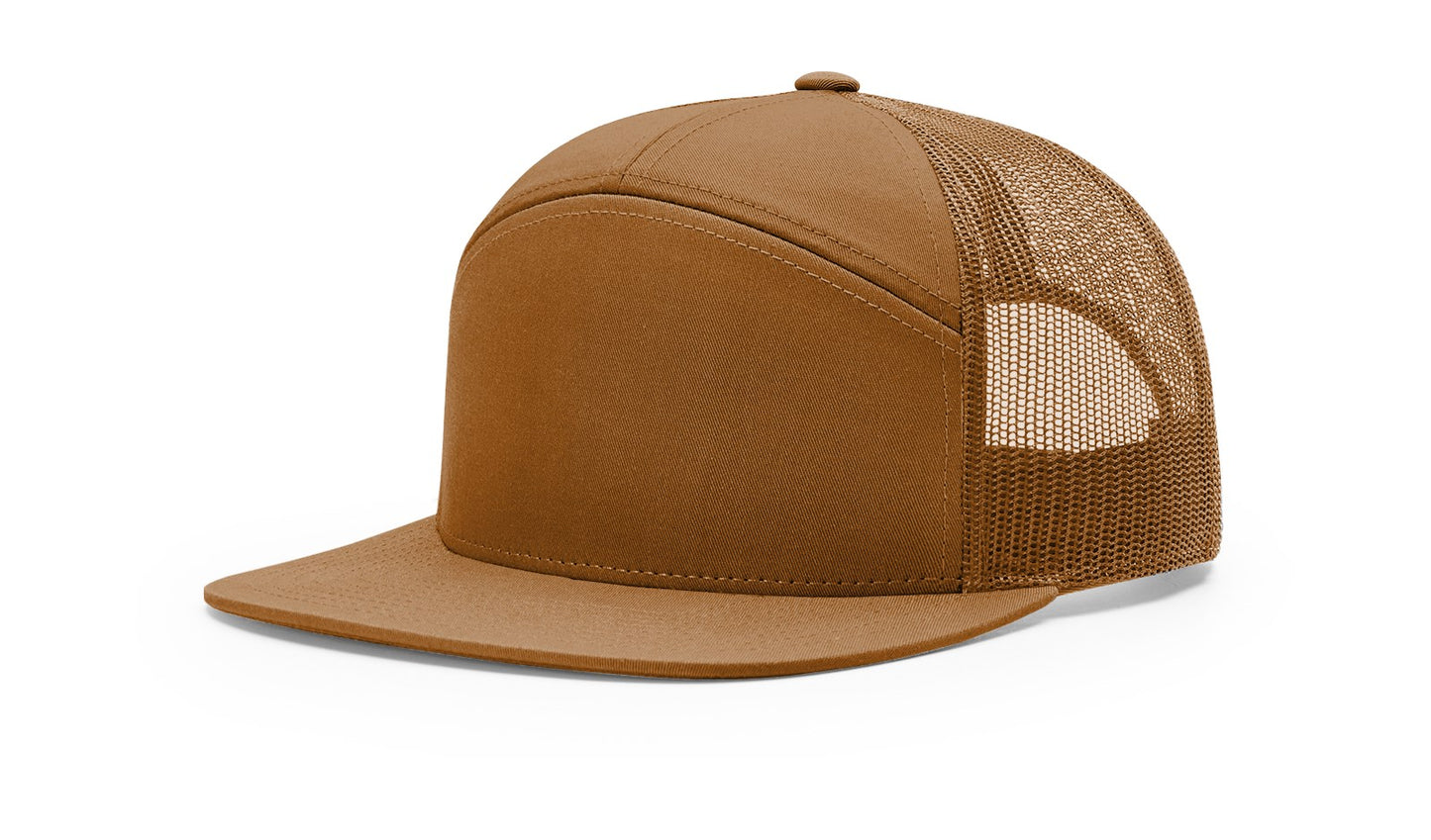 Flat Bill and 7 Panel Hats