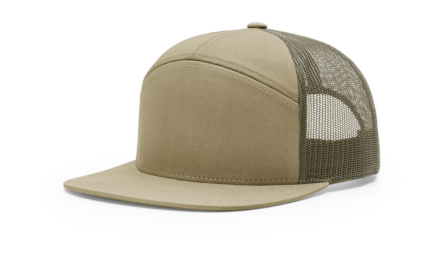 Flat Bill and 7 Panel Hats