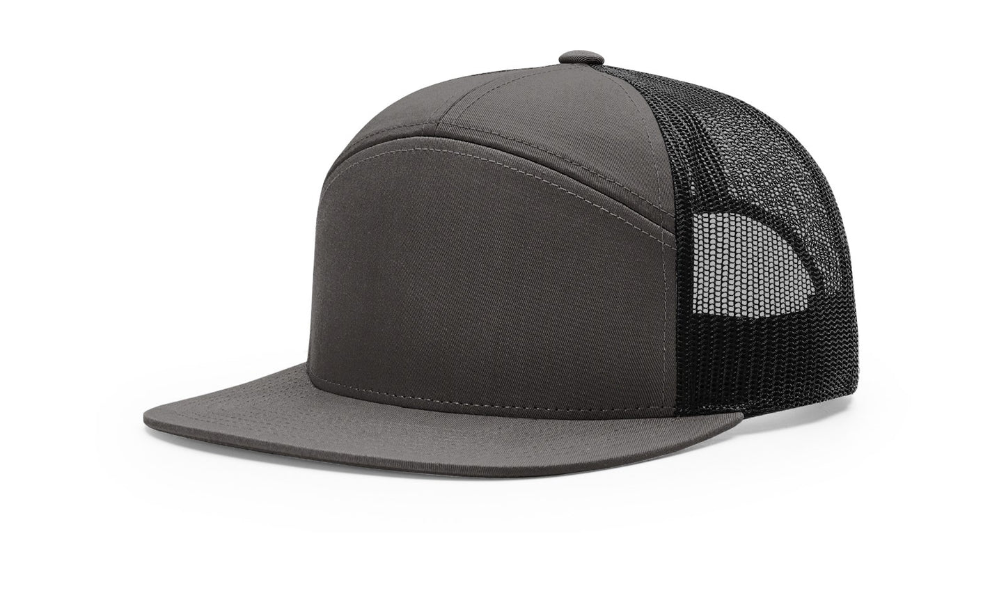 Flat Bill and 7 Panel Hats