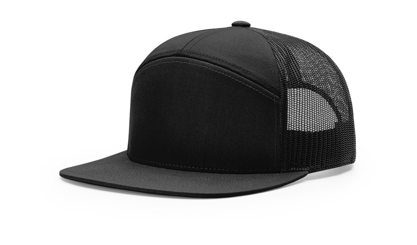 Flat Bill and 7 Panel Hats