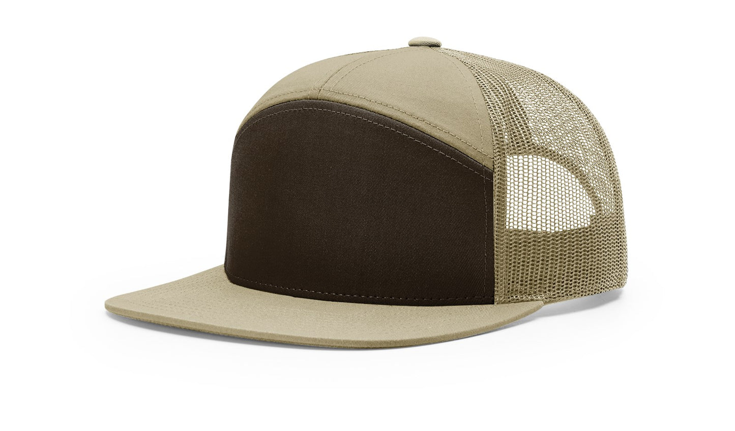 Flat Bill and 7 Panel Hats