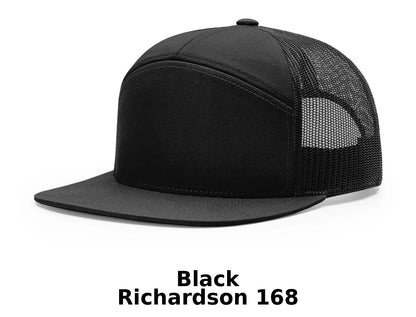 Flat Bill and 7 Panel Hats
