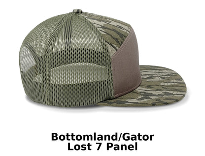 Flat Bill and 7 Panel Hats