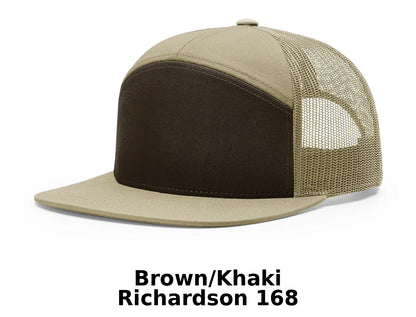 Flat Bill and 7 Panel Hats