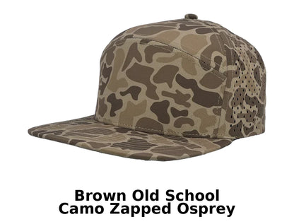 Flat Bill and 7 Panel Hats