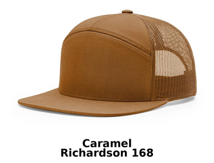 Flat Bill and 7 Panel Hats
