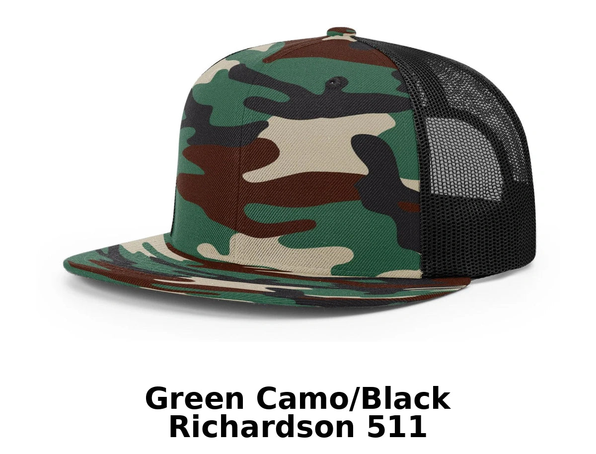 Flat Bill and 7 Panel Hats