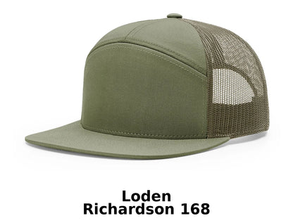 Flat Bill and 7 Panel Hats
