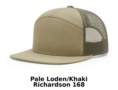Flat Bill and 7 Panel Hats