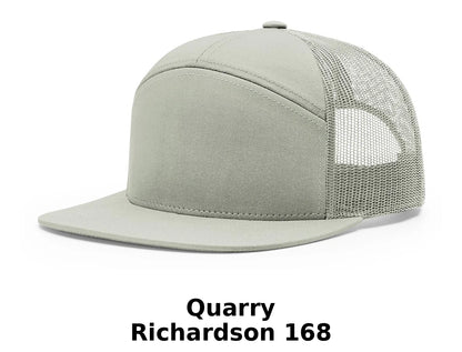 Flat Bill and 7 Panel Hats